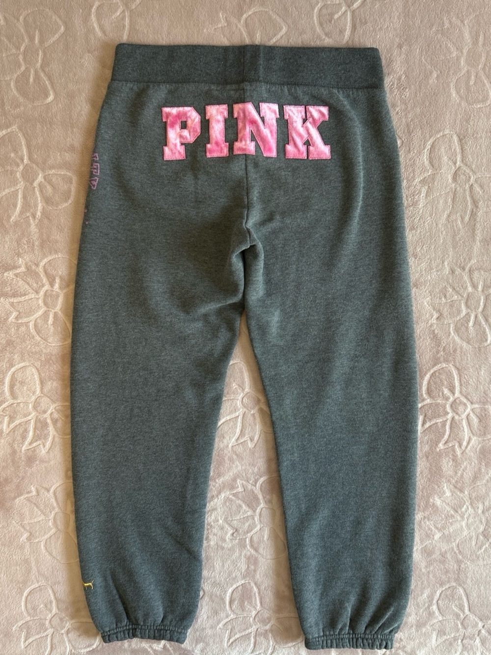 Vintage Y2K Victoria Secret PINK Grey Sweatpants